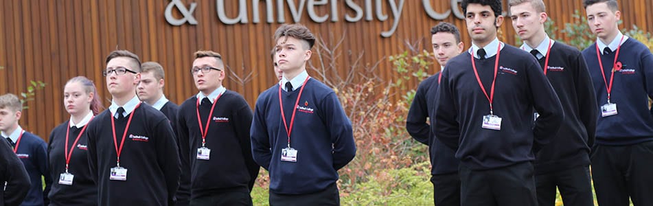 Students at attention